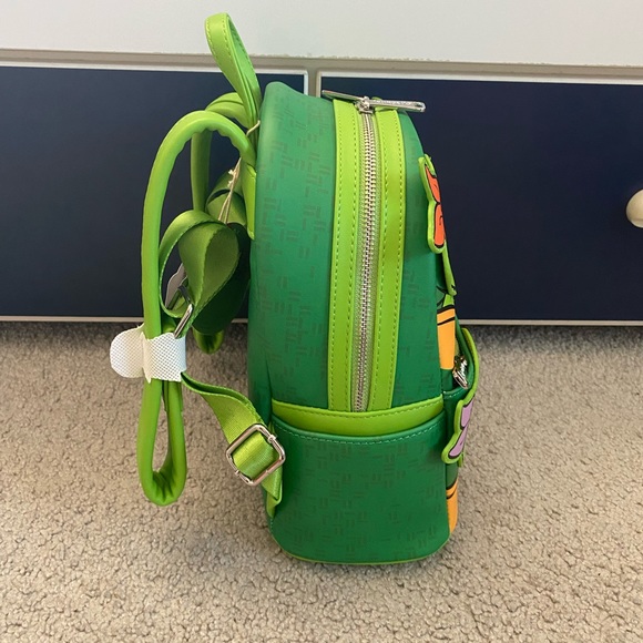 Teenage Mutant Ninja Turtles TMNT Squad (All 4 Turtles) Loungefly Backpack - Picture 9 of 12